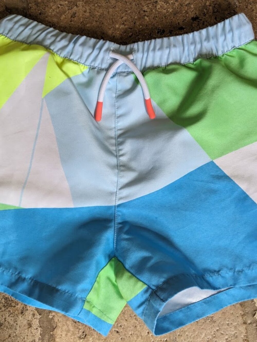 RARE GENUINE JACADI KIDS BOY BOARD SHORTS TRUNKS SIZE 6